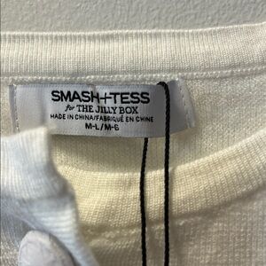 Smash + Tess Ivory Knit Crewneck Top